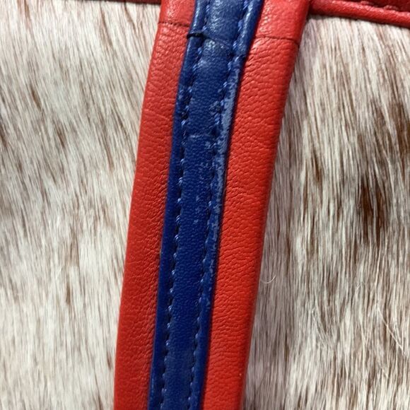 NWT Sophie Cano Women's Brown Calf Skin Zip top Tote - Picture 11 of 12